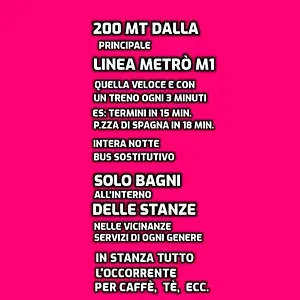  Bed & Breakfast Near Metro' Line - Only Wc In The 15 Minutes To Termini Station 20 To Spagna Square - In The Night Bus Italia